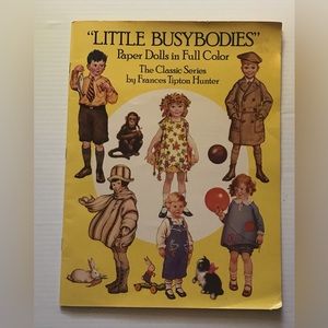 VINTAGE UNCUT PAPERDOLLS: “LITTLE BUSYBODIES,” FRANCIS TIPTON HUNTER